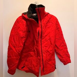 Pacific Trail Red Hooded Ski Jacket